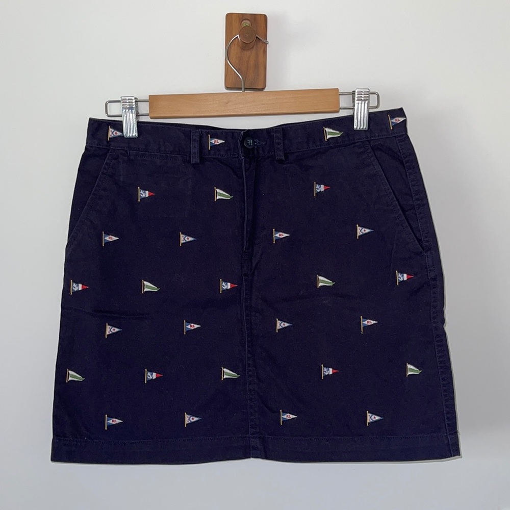Ralph Lauren Sport Navy Preppy Skirt size 4
